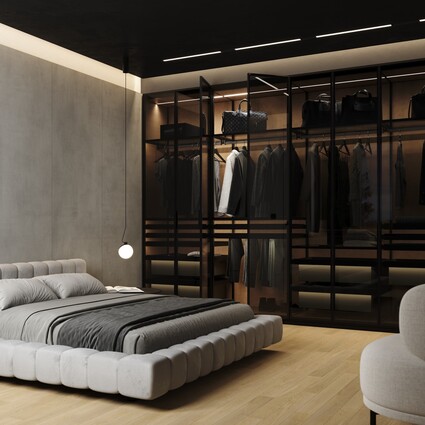 Když se ložnice promění v privátní butik. Luminar je šatna …