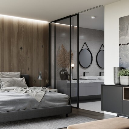 Ložnice, kde se dveře ztratí. A klid zůstane. Dveře IDEA&nbsp;&hellip;