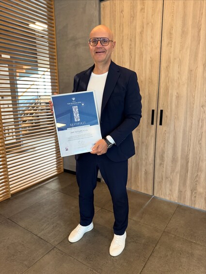 Oficiálně mezi špičkou. 🏆 JAP FUTURE získala certifikát …