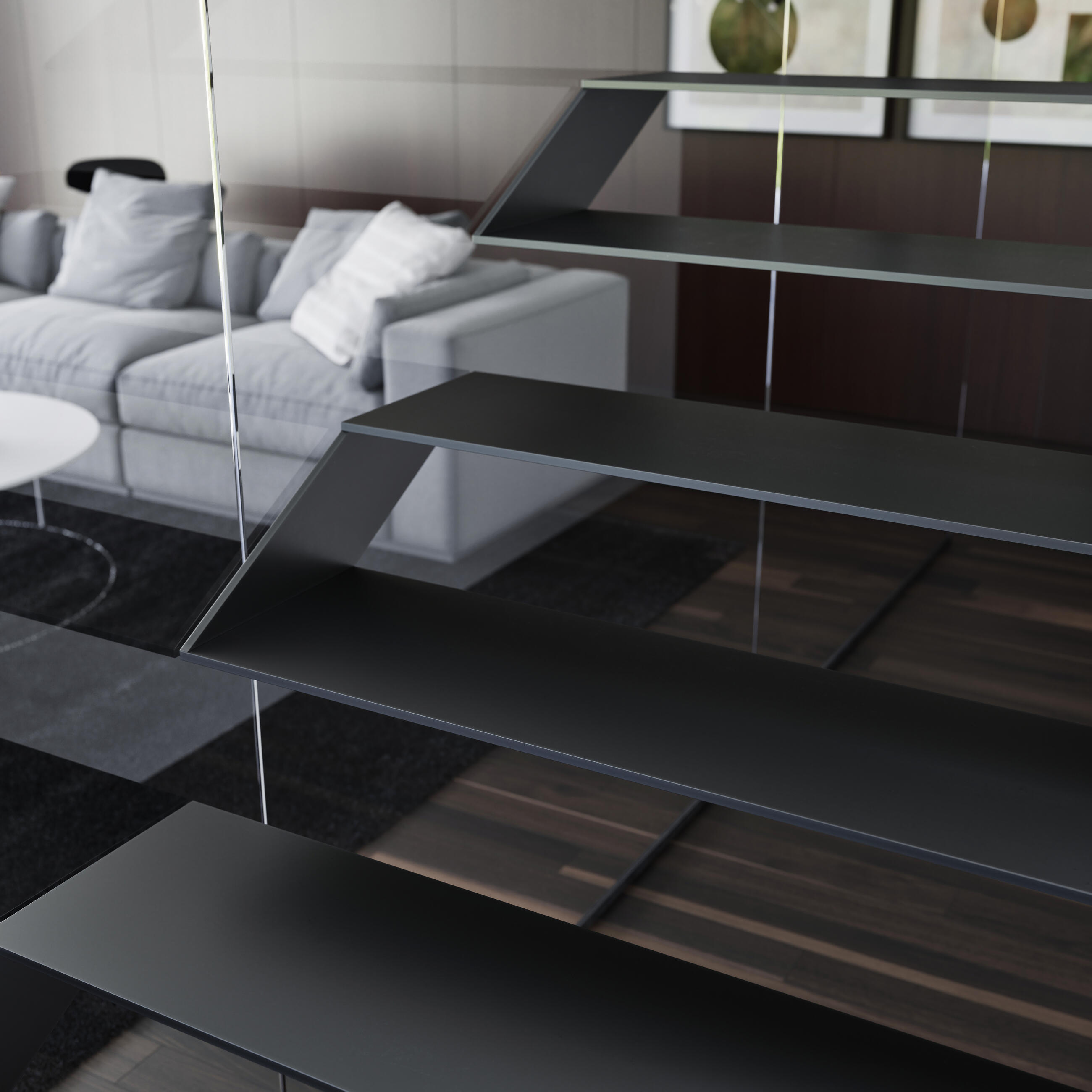 Třmenové interiérové schodiště Ultra