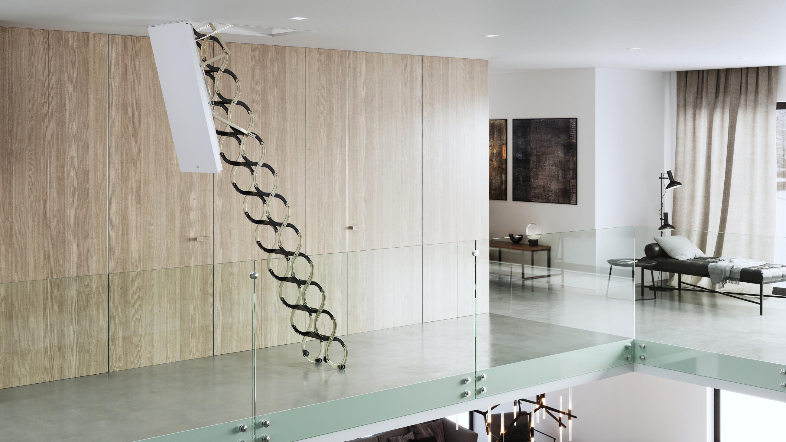 Zateplené půdní schody Lusso ZP