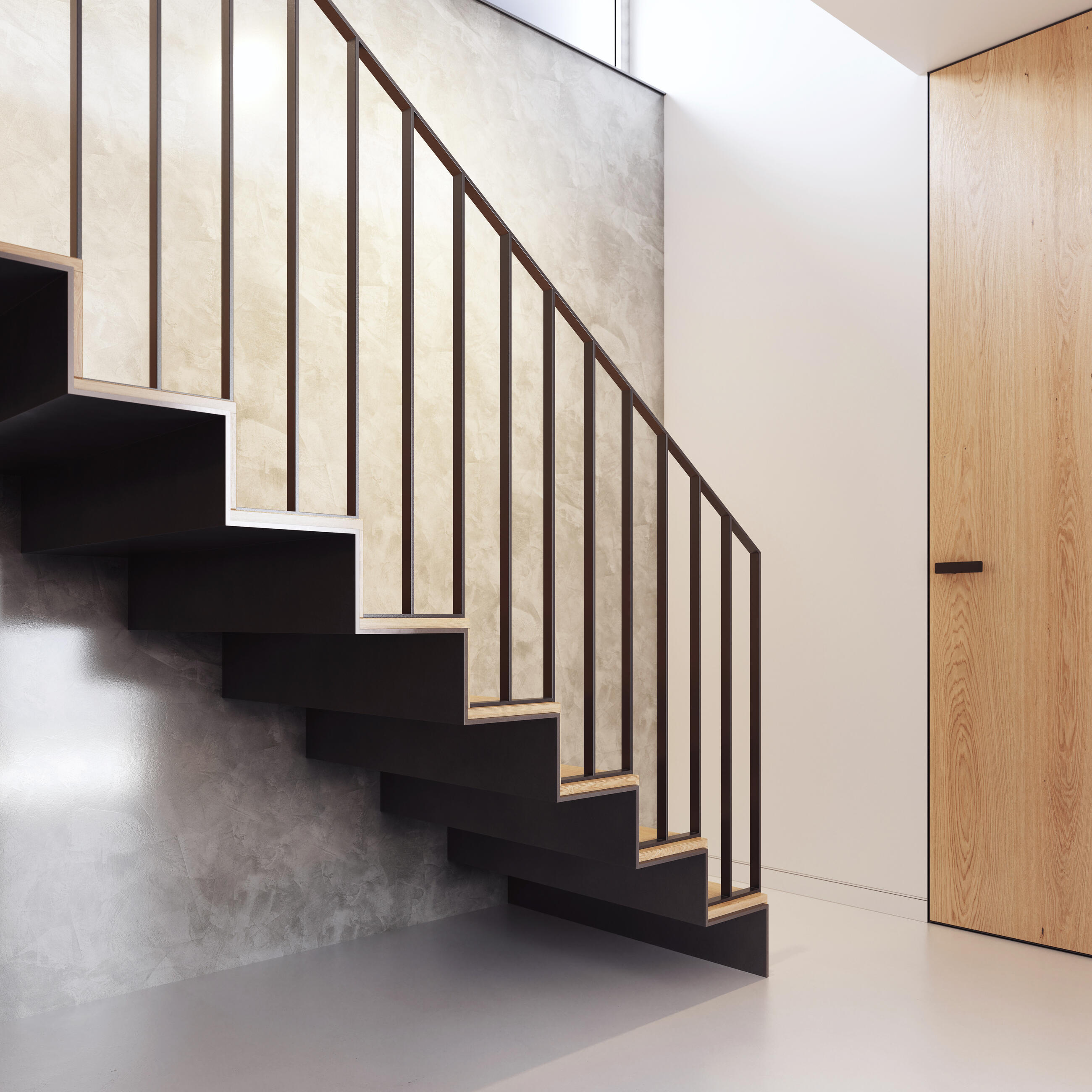Interiérové schodiště Slim Wood