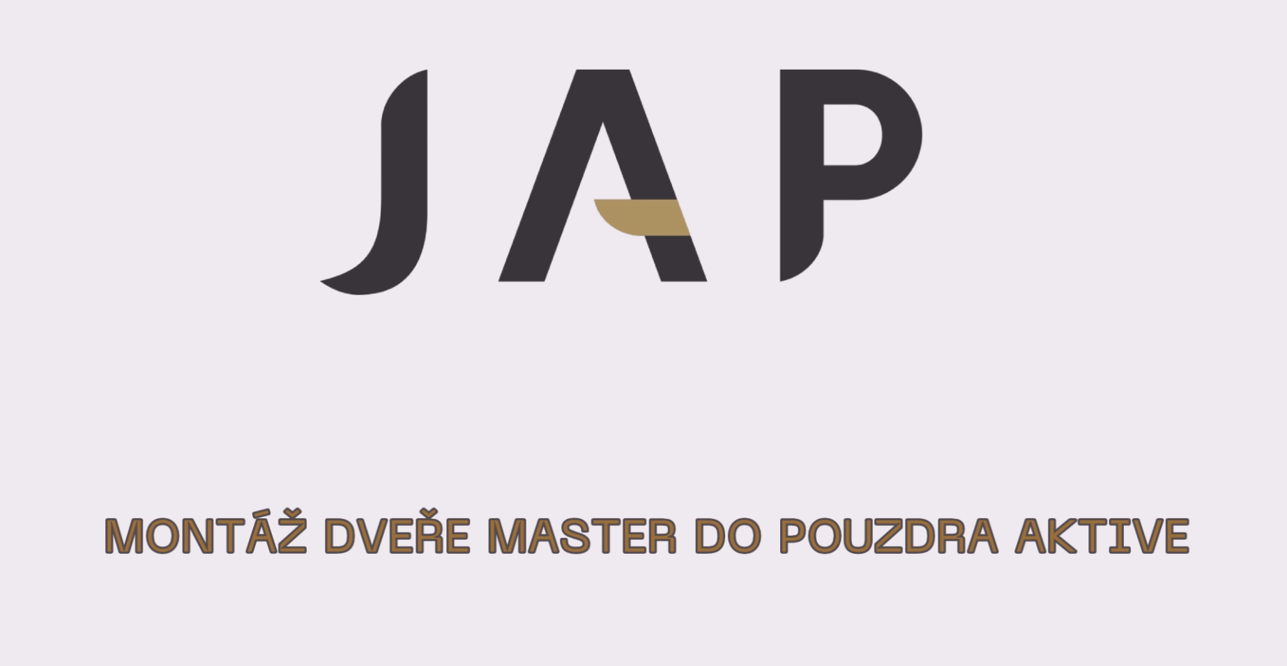 Montáž dveří Master do pouzdra Aktive II Standard