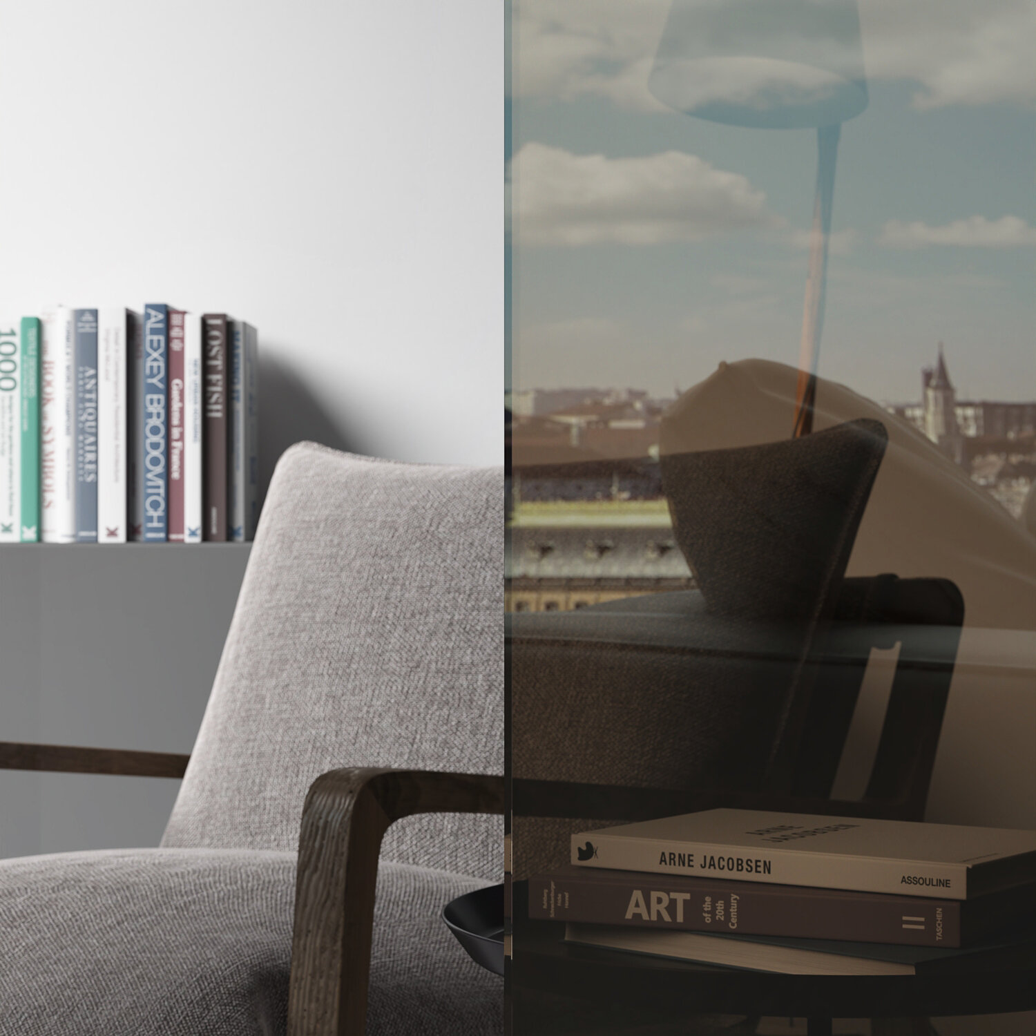 Sklo Stopsol classic bronze