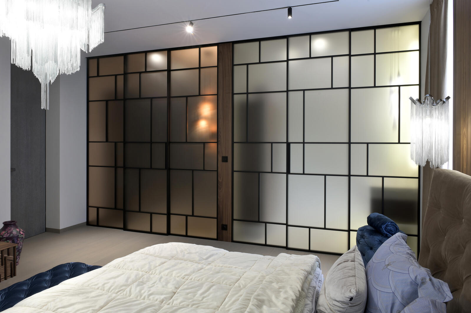 Dveře Idealine Chess v posuvném systém Premium